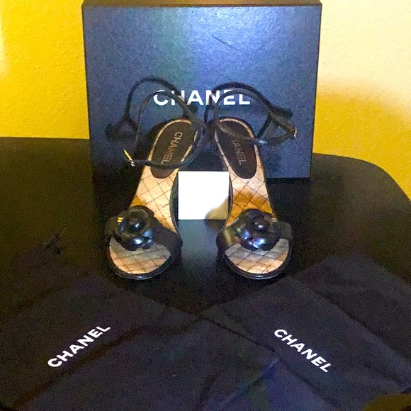 CHANEL Shoes - CHANEL” wedge sandals Eu 41” (11) 💯%❤️🌹